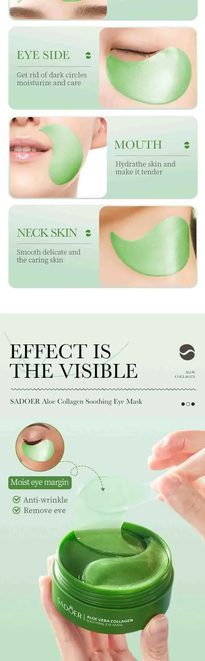 The Aloe Collagen Eye Mask Set