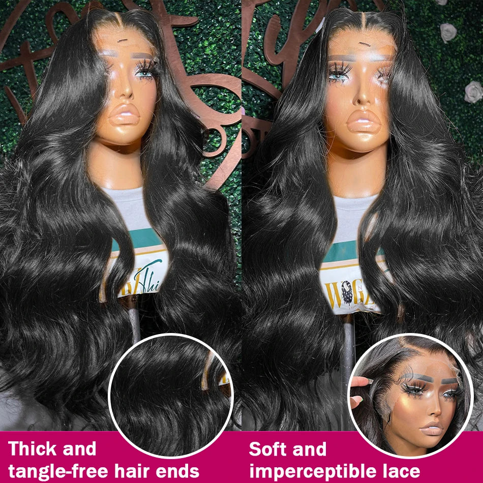 The Body Wave Transparent Lace Front Wig