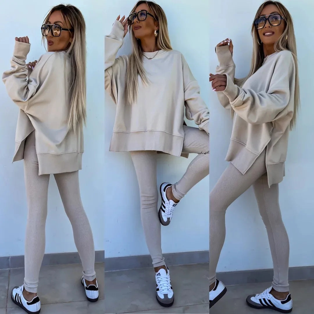 The Oversized Knit Trouser Set