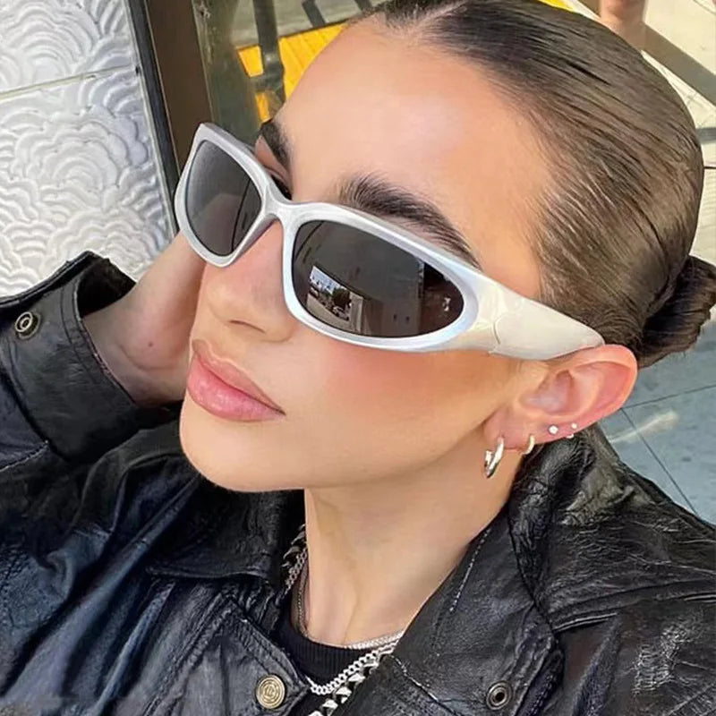 The Y2K Oval Mirror Shades