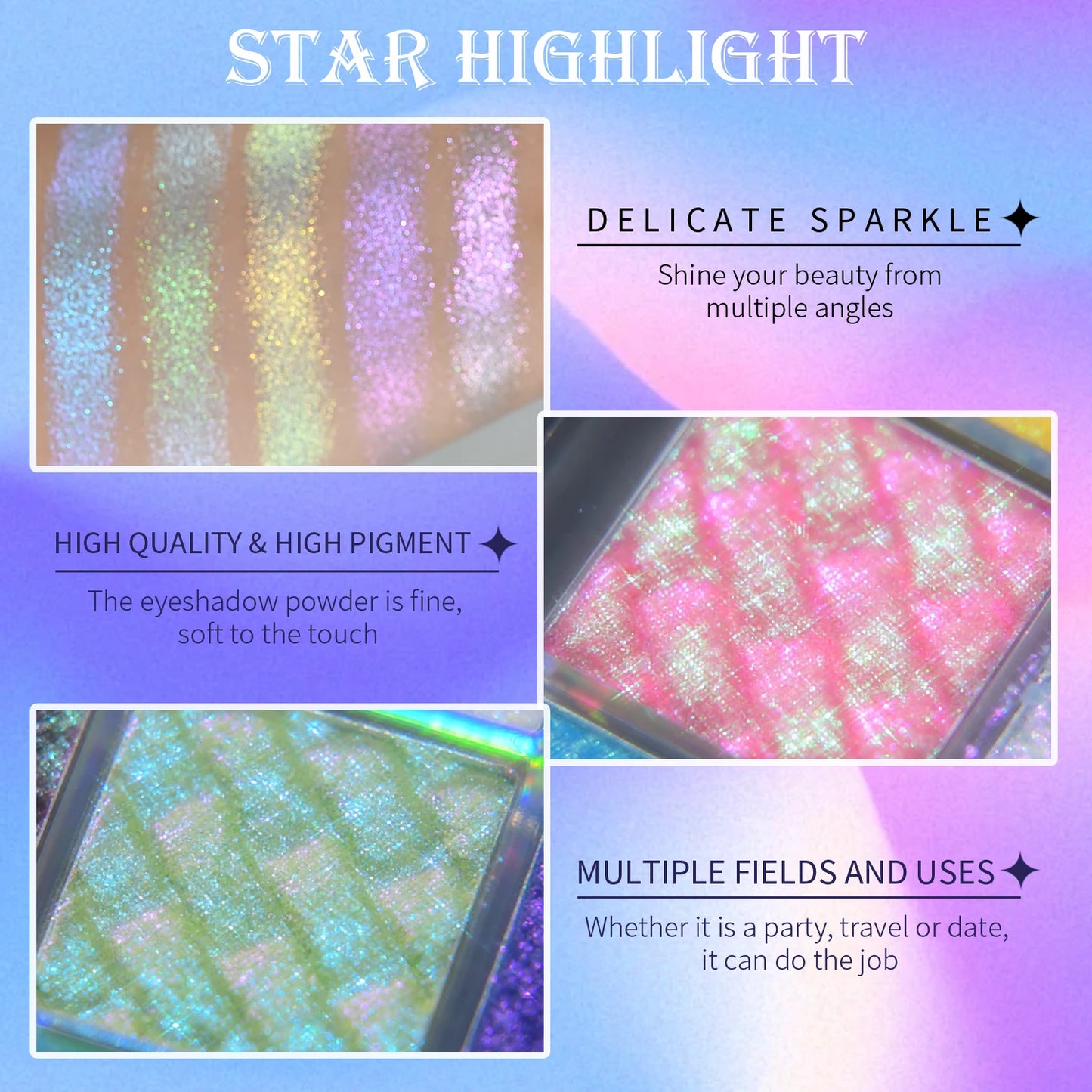 The 9-Color Multichrome Eyeshadow Palette