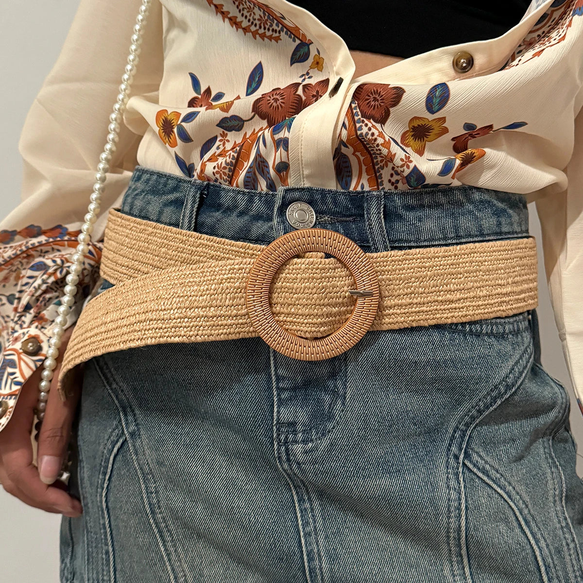 The Boho Shell Bead Belt