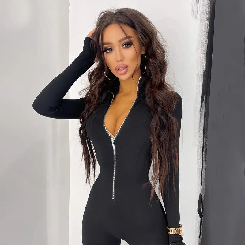 The Sporty Zip Workout Romper