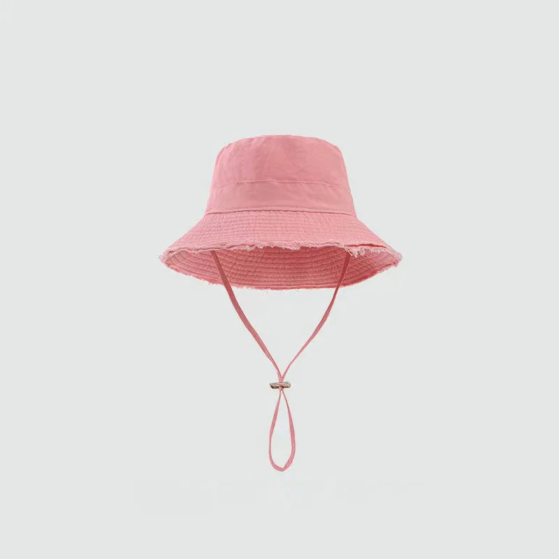 The Tassel Brim Foldable Bucket Hat
