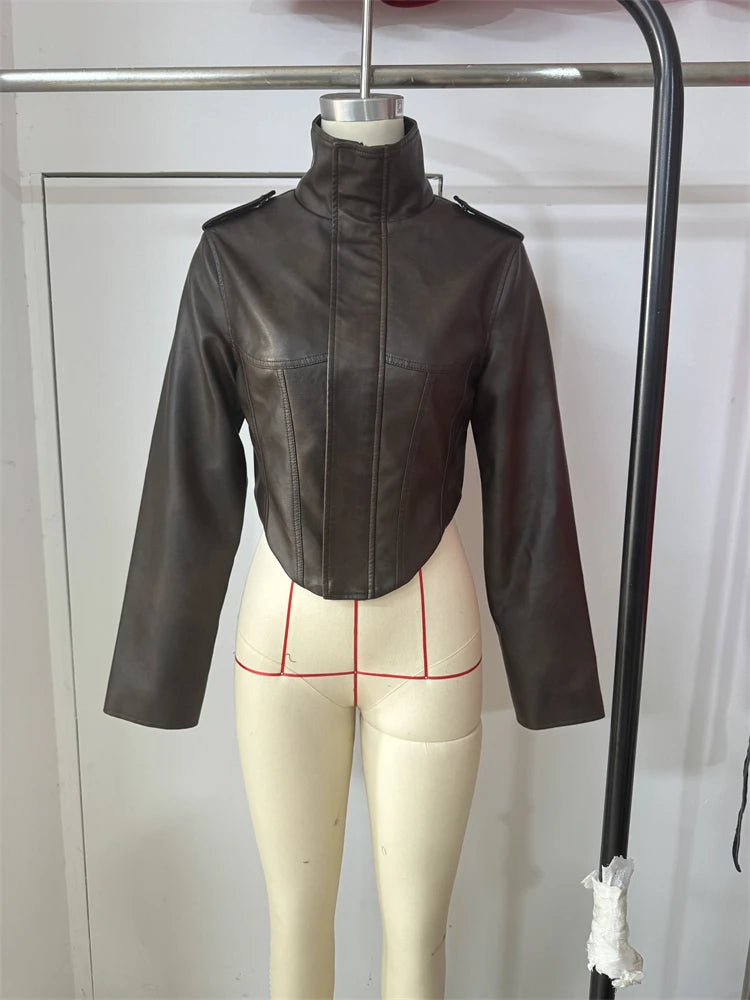 The Balloon Sleeve Biker Jacket