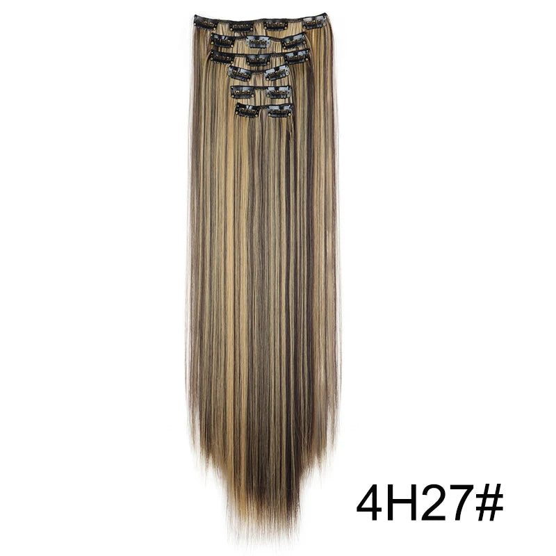 The 24-Inch 16-Clip Straight Hair Extensions
