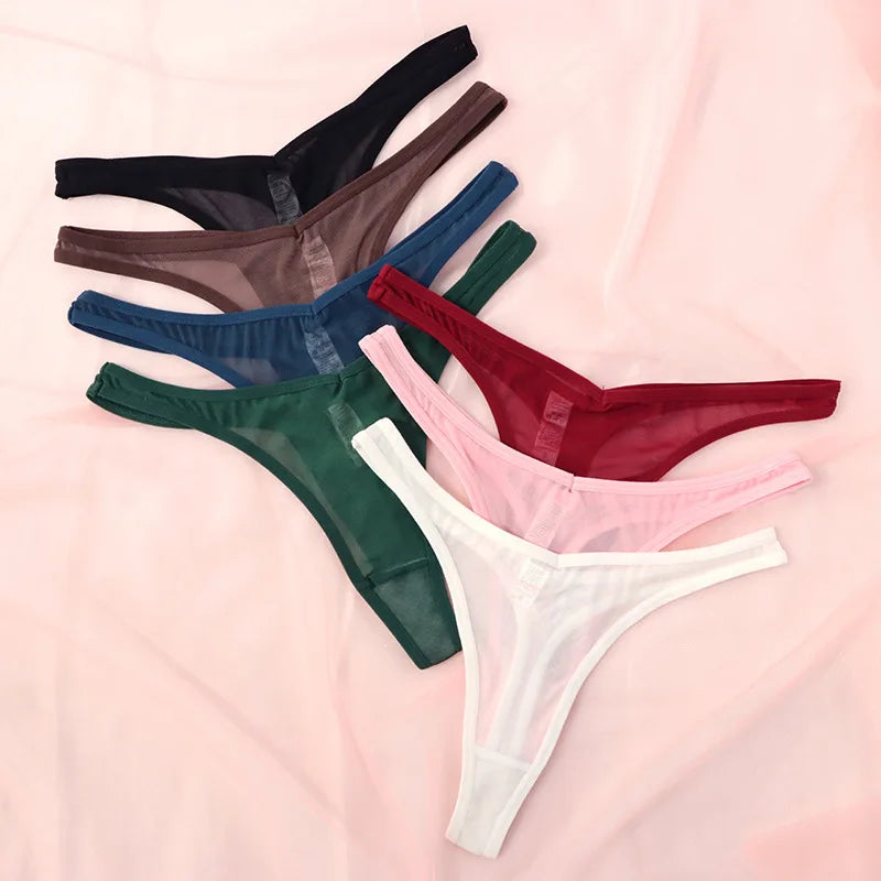 The Translucent Mesh T-Back Thong