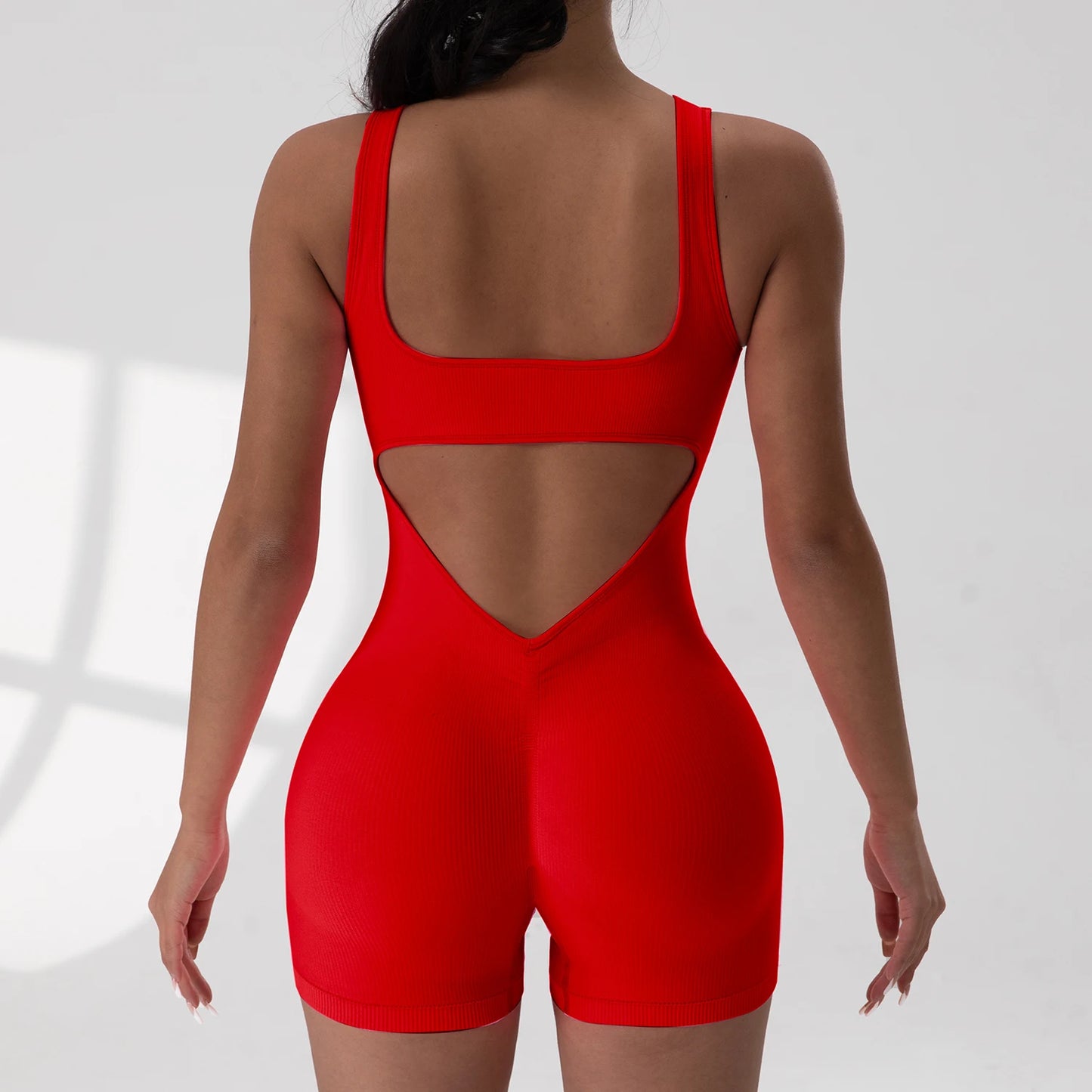 The V-Waist Exposed Yoga Jumpsuit