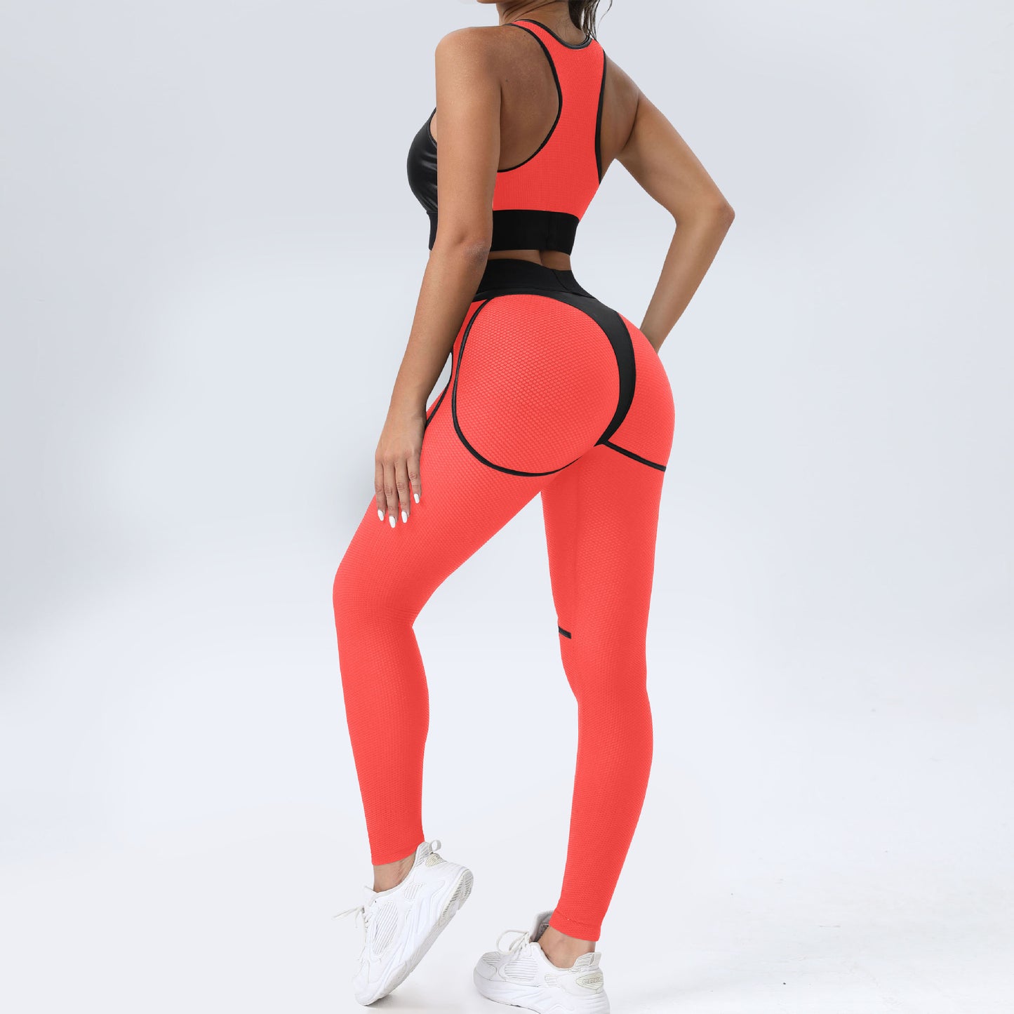 Leggins Woman Gym Push Up Sexy Woman Clothing Mesh Transparent Thong Female Legging Yoga Workout Women Pants High Waist Tights