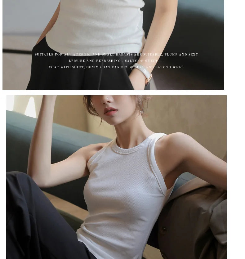 The Bare Navel Backless Crop Vest