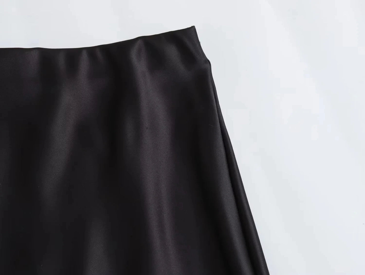The Vintage Satin Straight Maxi