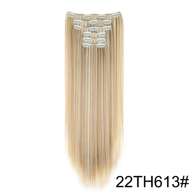 The 24-Inch 16-Clip Straight Hair Extensions