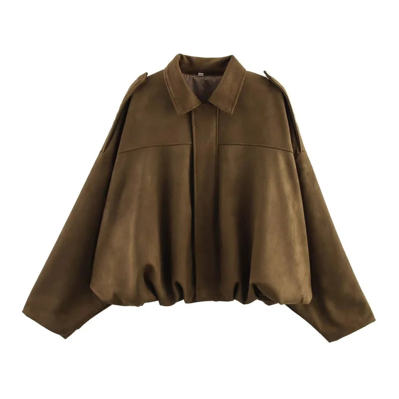 The Suede Lapel Bomber
