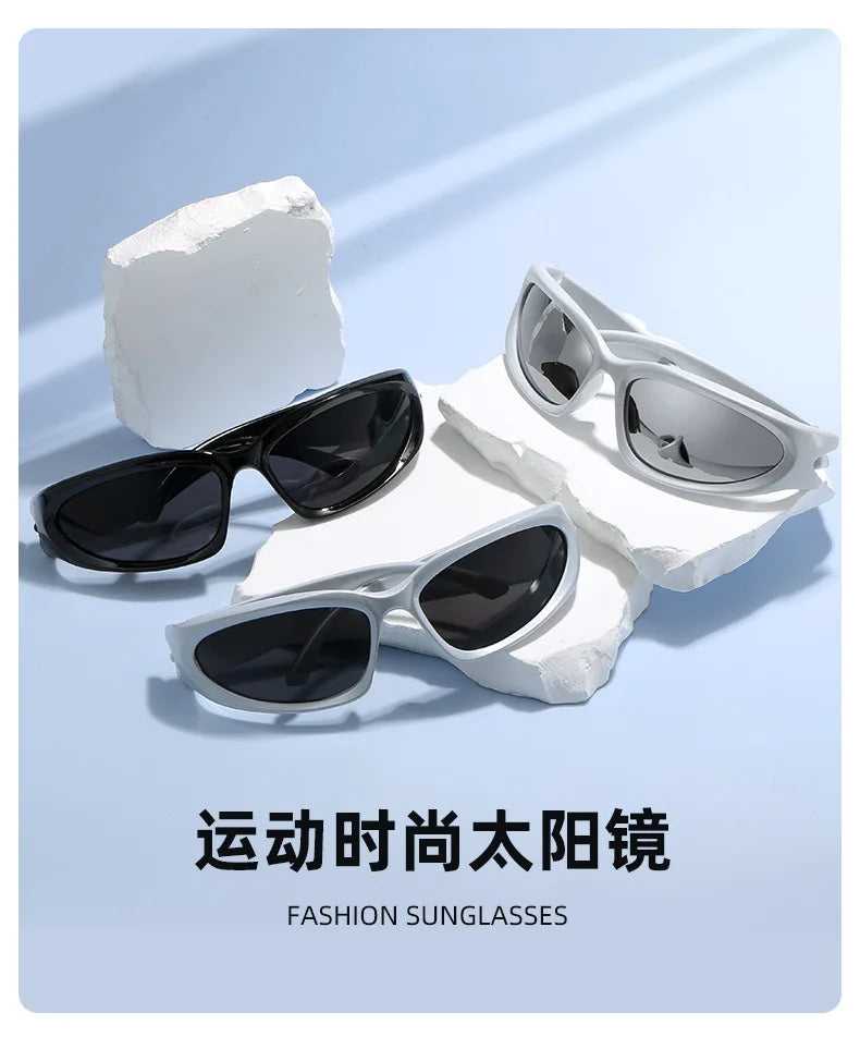 The Y2K Oval Mirror Shades