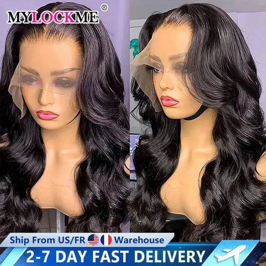 The Body Wave Transparent Lace Front Wig