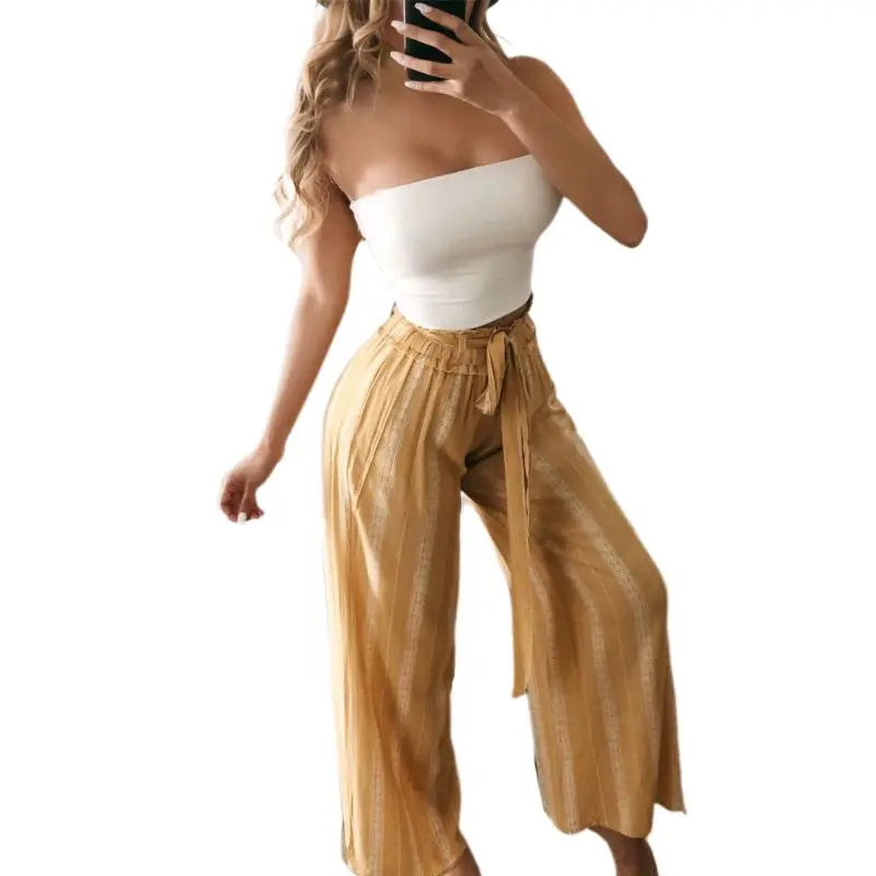 The Strapless Bandeau Crop Top