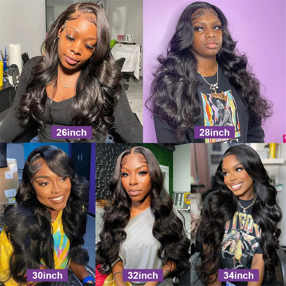 The Body Wave Transparent Lace Front Wig