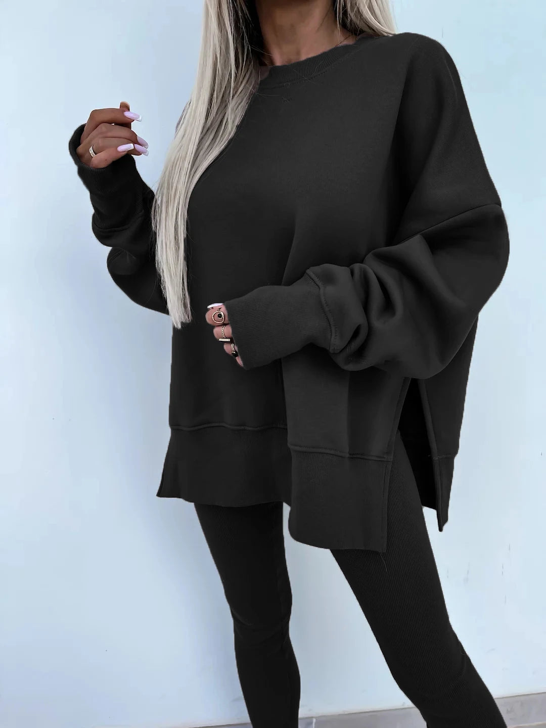 The Oversized Knit Trouser Set