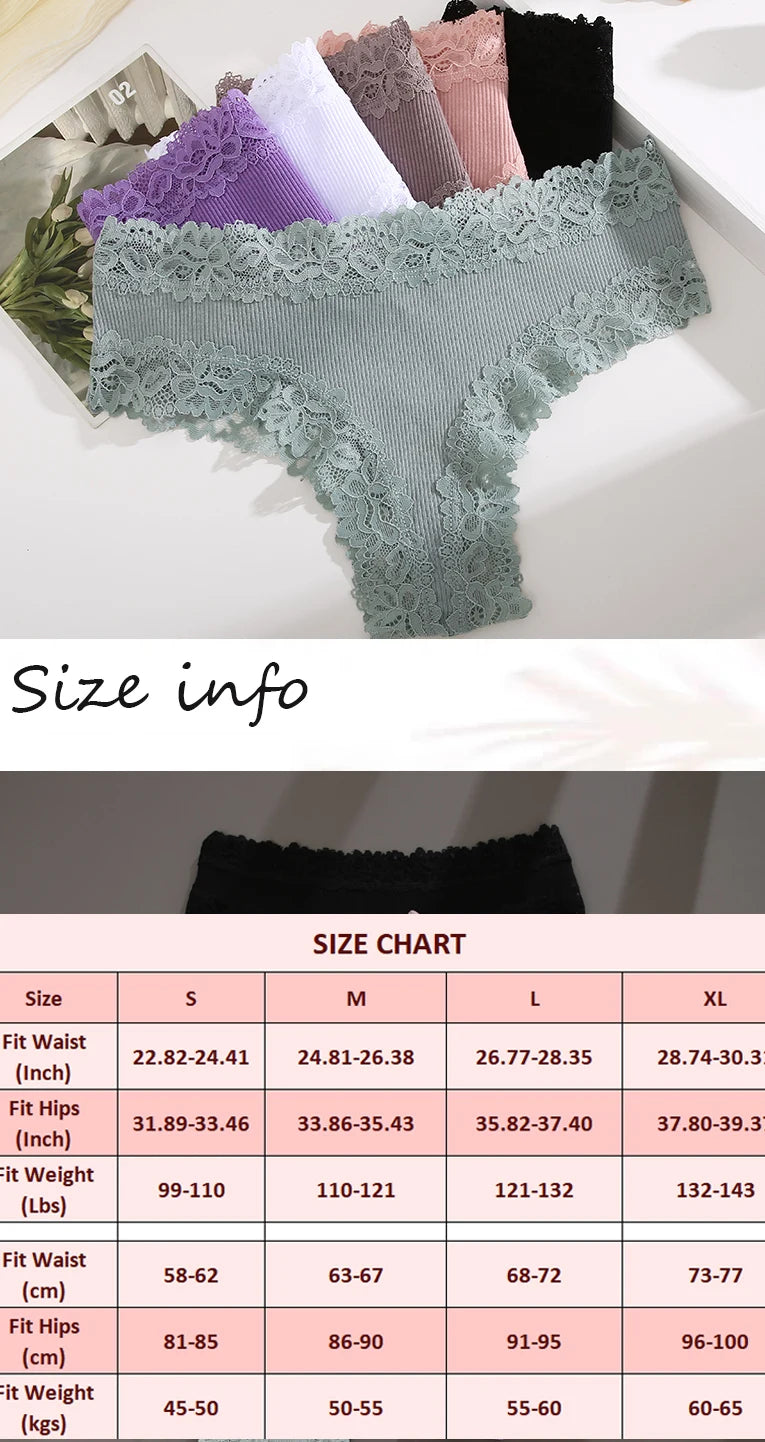 The 3-Pack Brazilian Lace G-String Set