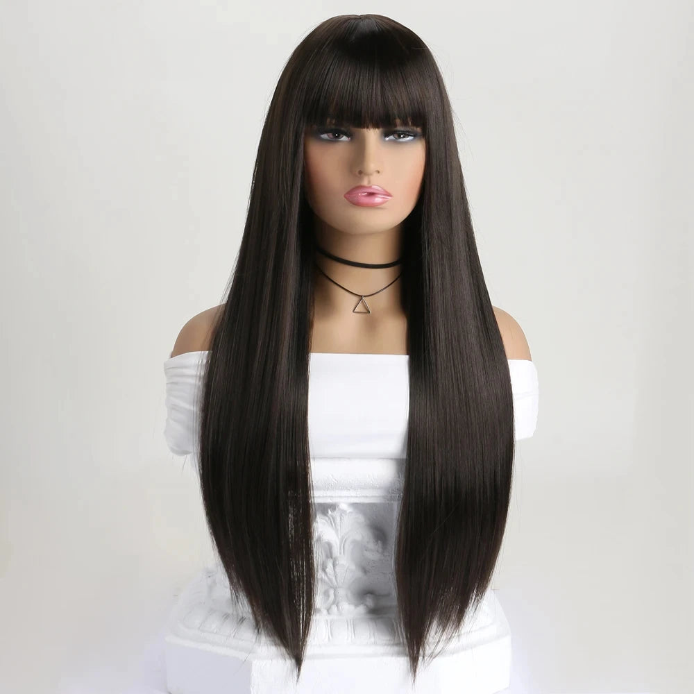 The 26-Inch Long Straight Synthetic Wig
