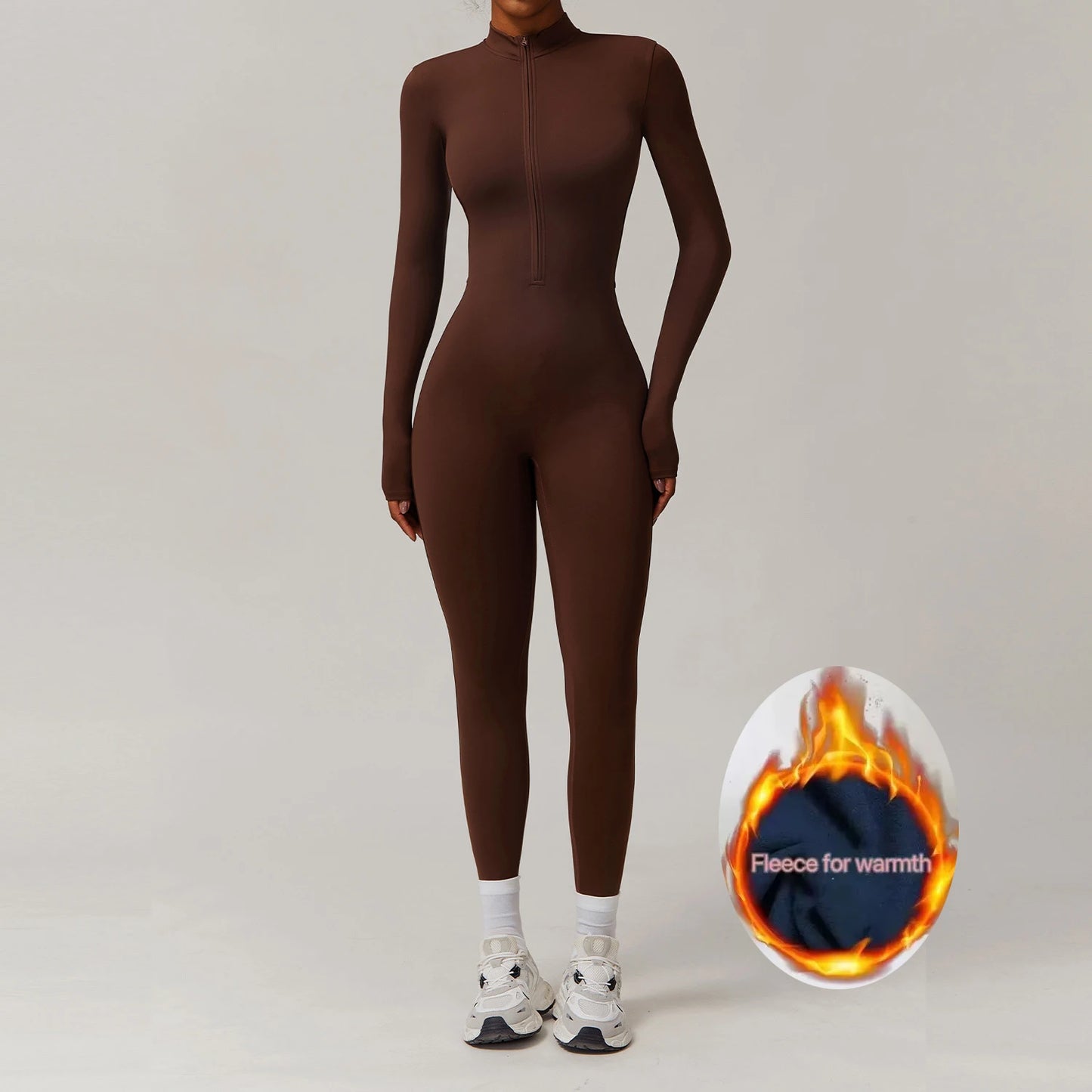 The Warm Fleece One-Piece Ski Jumpsuit