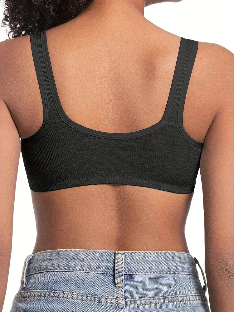 The Wire-Free Front Closure Comfort Bra