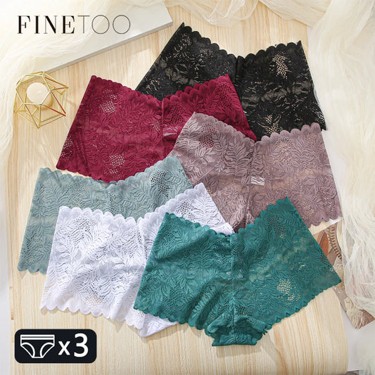The 3-Pack Lace Boyshort Panty Set