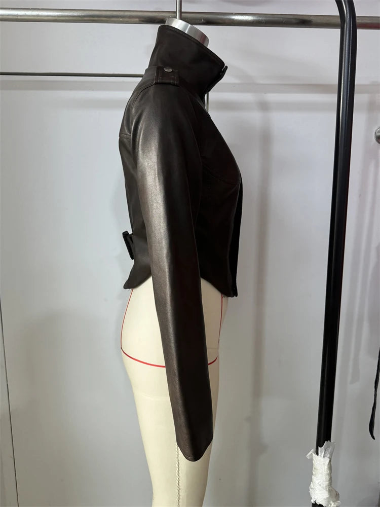 The Balloon Sleeve Biker Jacket