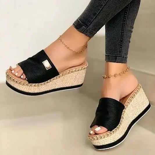 The Platform Wedge Mule