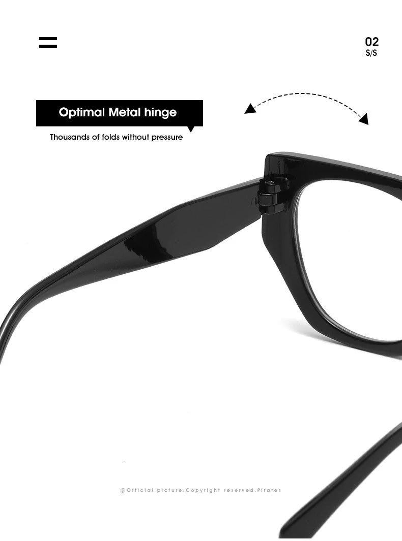 The Transparent Anti-Blue Light Polygon Glasses