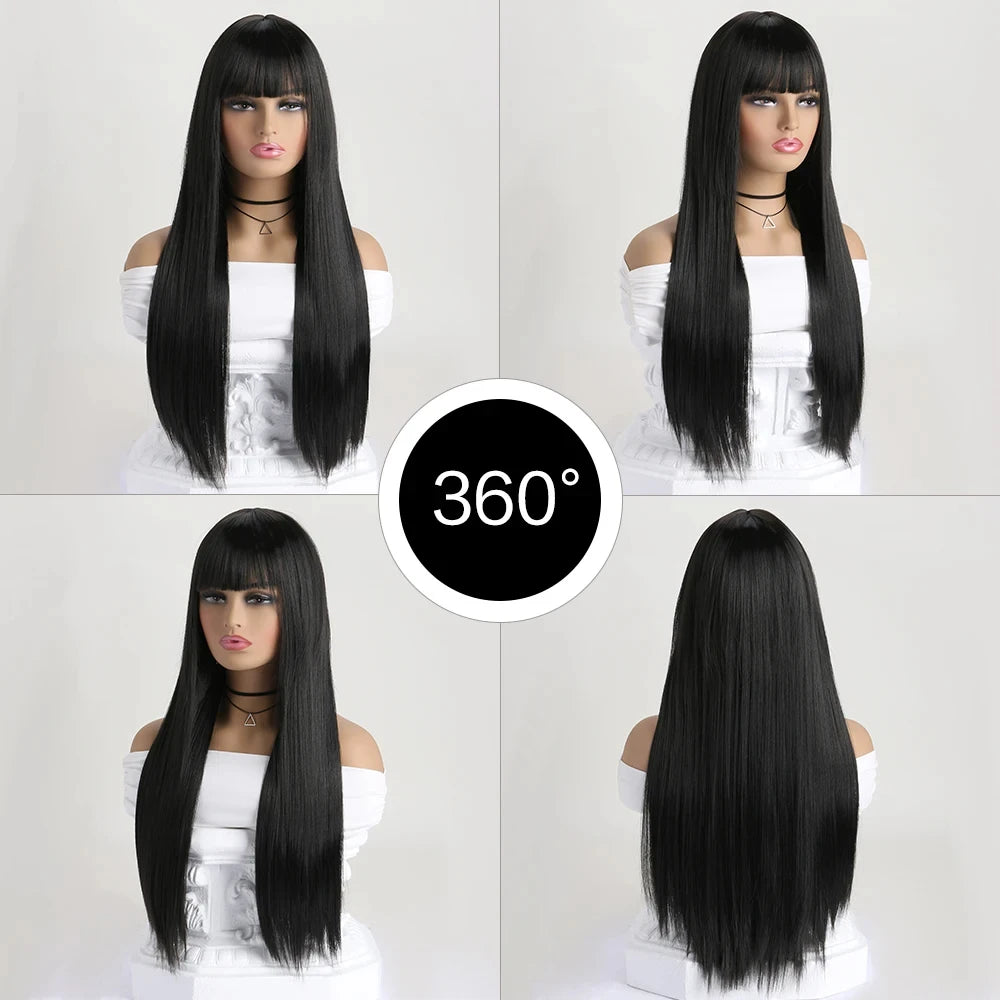 The 26-Inch Long Straight Synthetic Wig