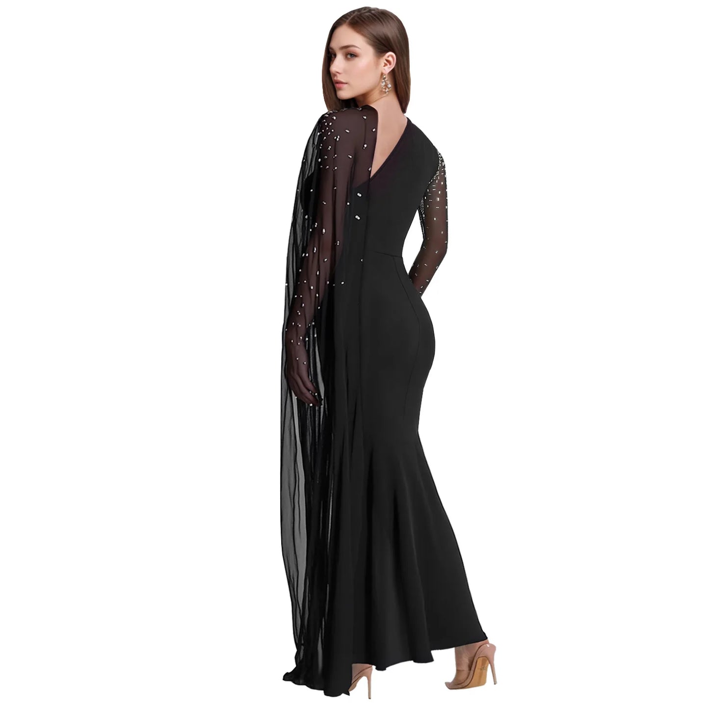 The African Rhinestone Party Gown