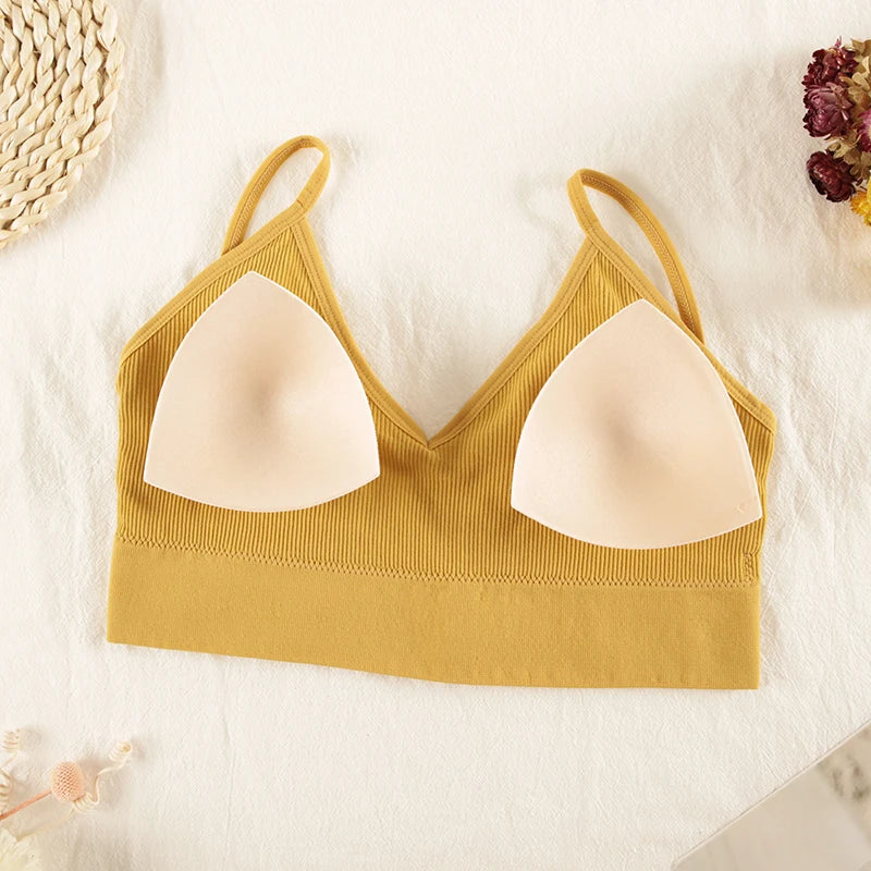 The Wireless Crop Top Bra and Panty Set