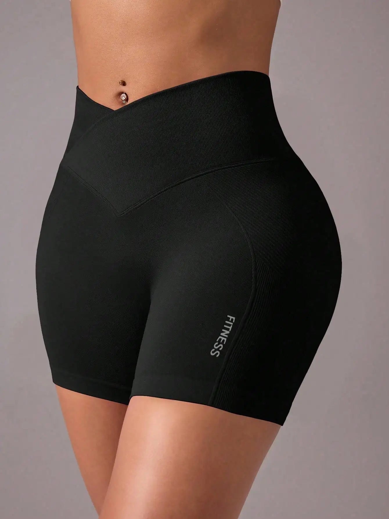 The 3-Piece V-Waist Peach Short