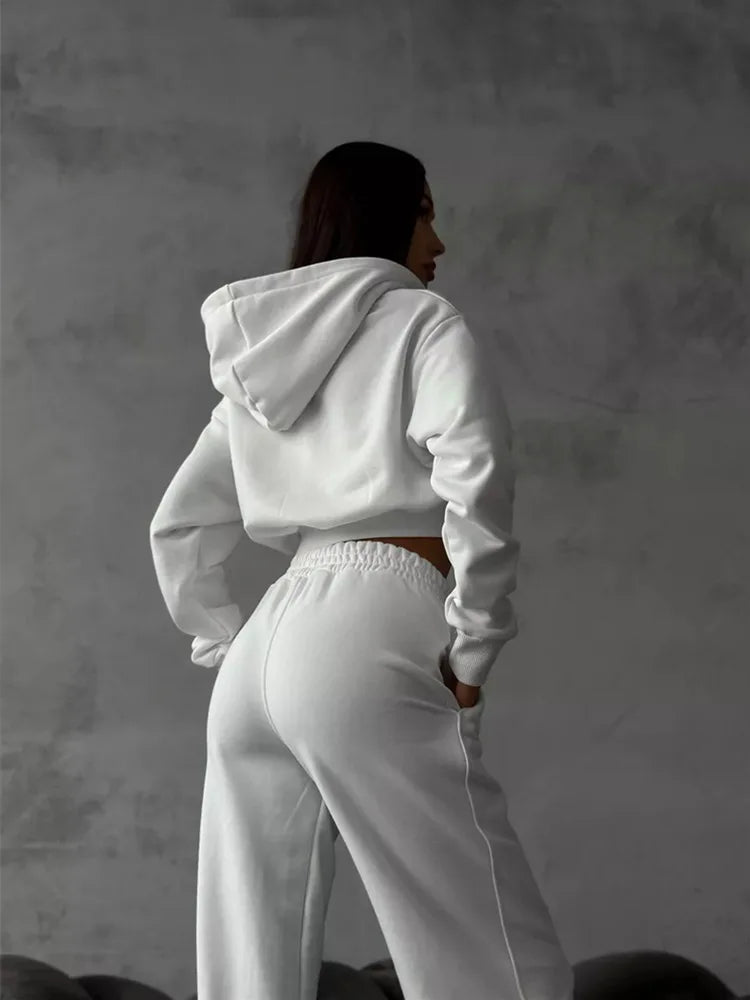 The Zip Hoodie Trouser Set