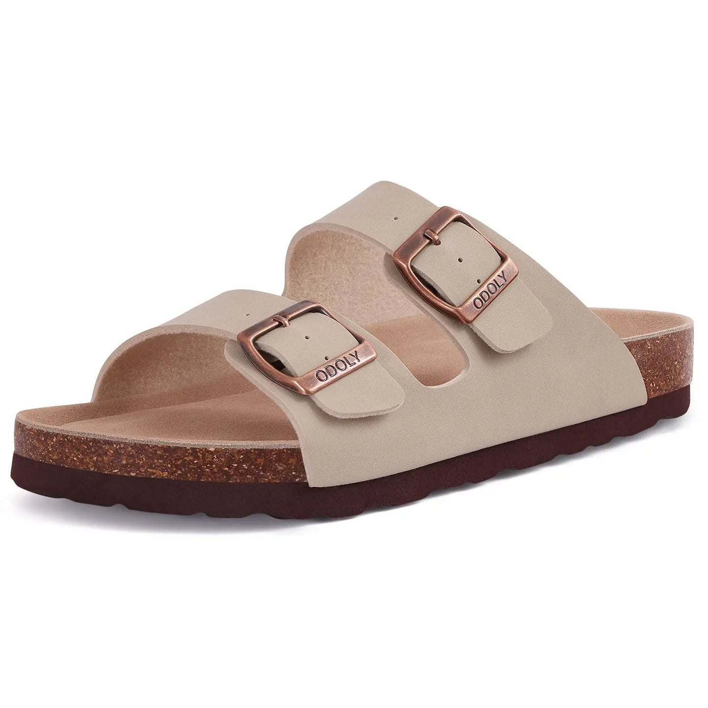 Kidmi Women's Genuine Suede Clogs Soft Footbed Leather Potato Shoes Comfort Slip On Clogs with Arch Support Fashion Home Slipper
