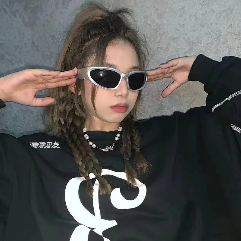 The Y2K Oval Mirror Shades
