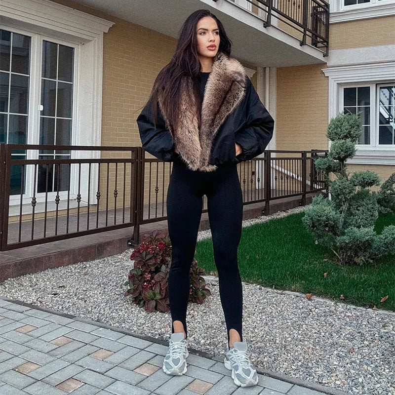 The Belted Fur Hood Parka