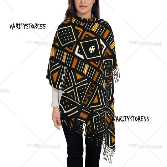 The Tribal Print Wrap Scarf
