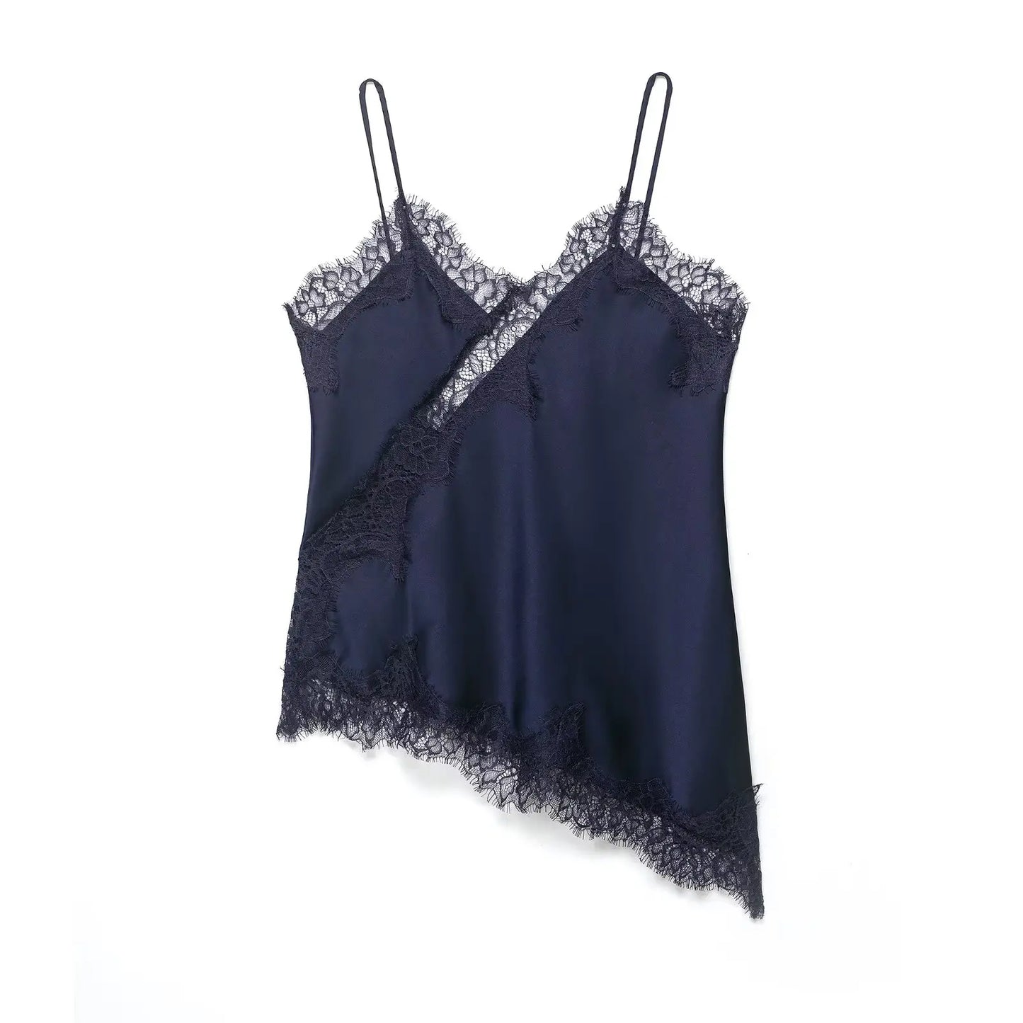 The Asymmetric Lace Camisole