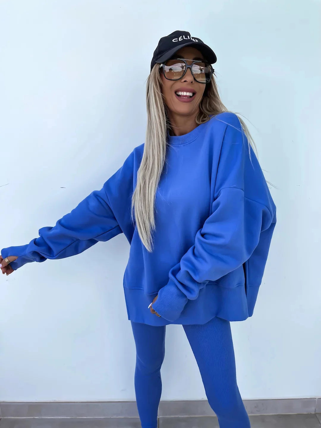 The Oversized Knit Trouser Set