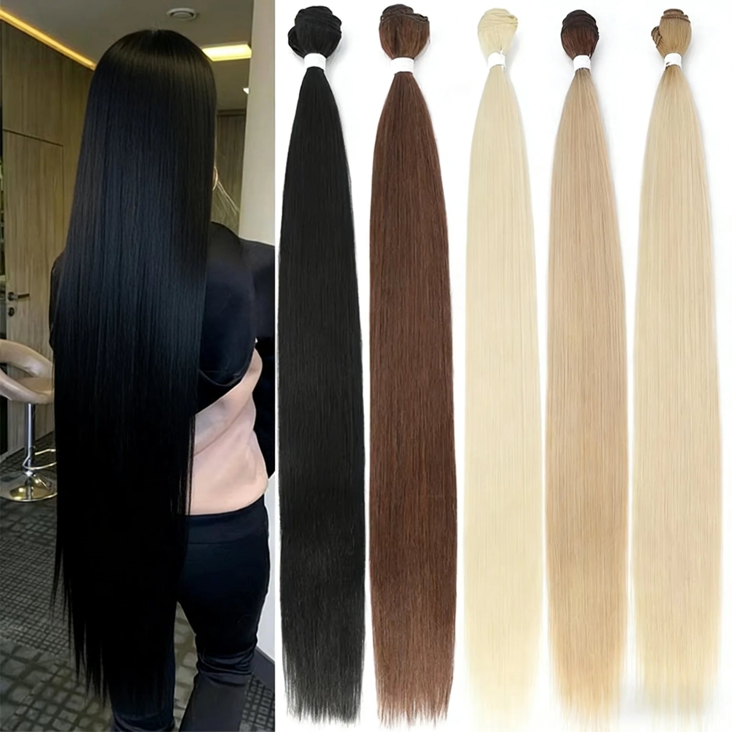 The Bone Straight Hair Extension Bundles