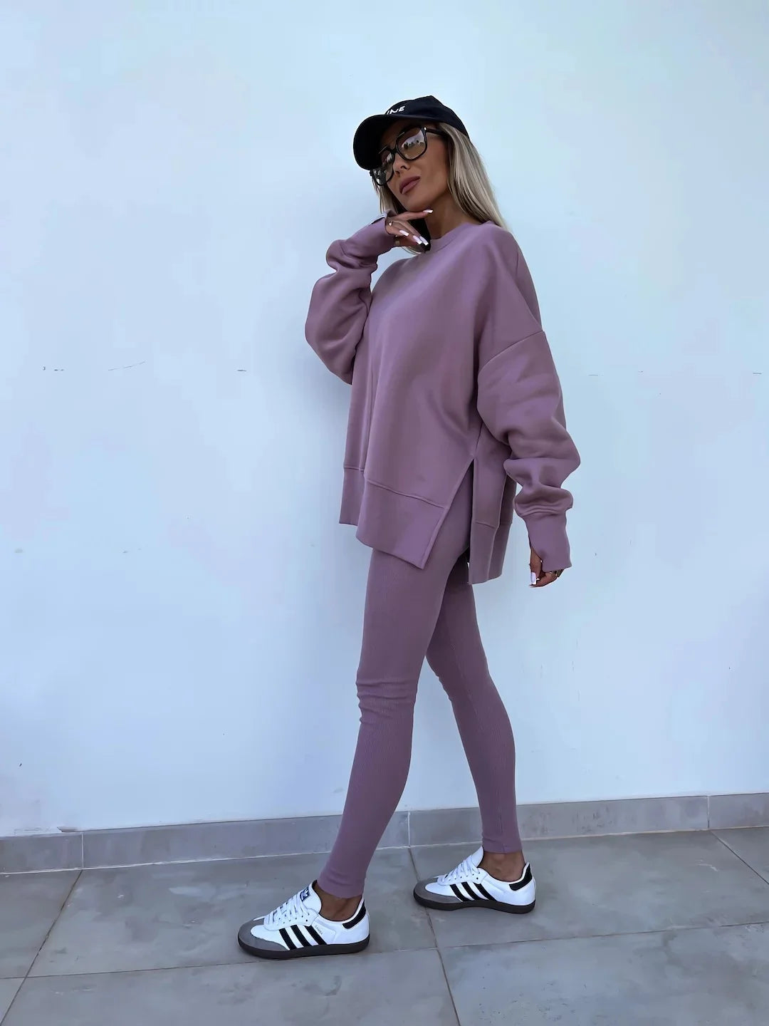 The Oversized Knit Trouser Set