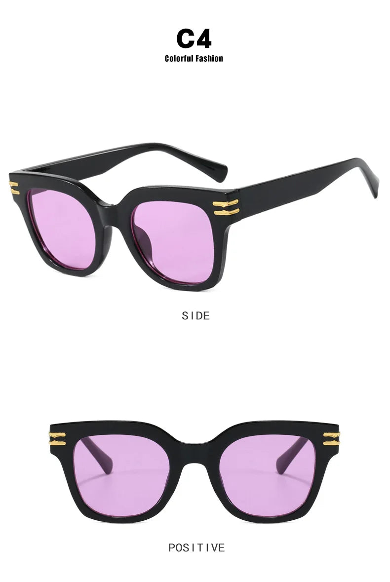 The Oversized UV Blocking Square Sunglasses