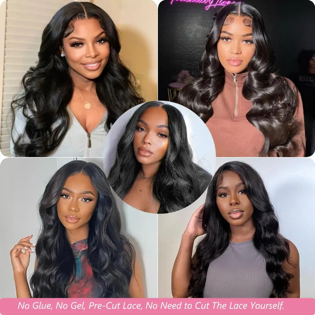 The Body Wave Transparent Lace Front Wig