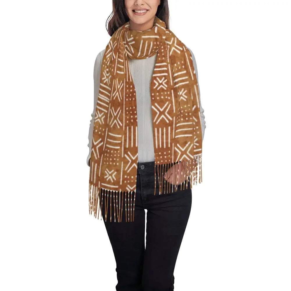 The Tribal Print Wrap Scarf