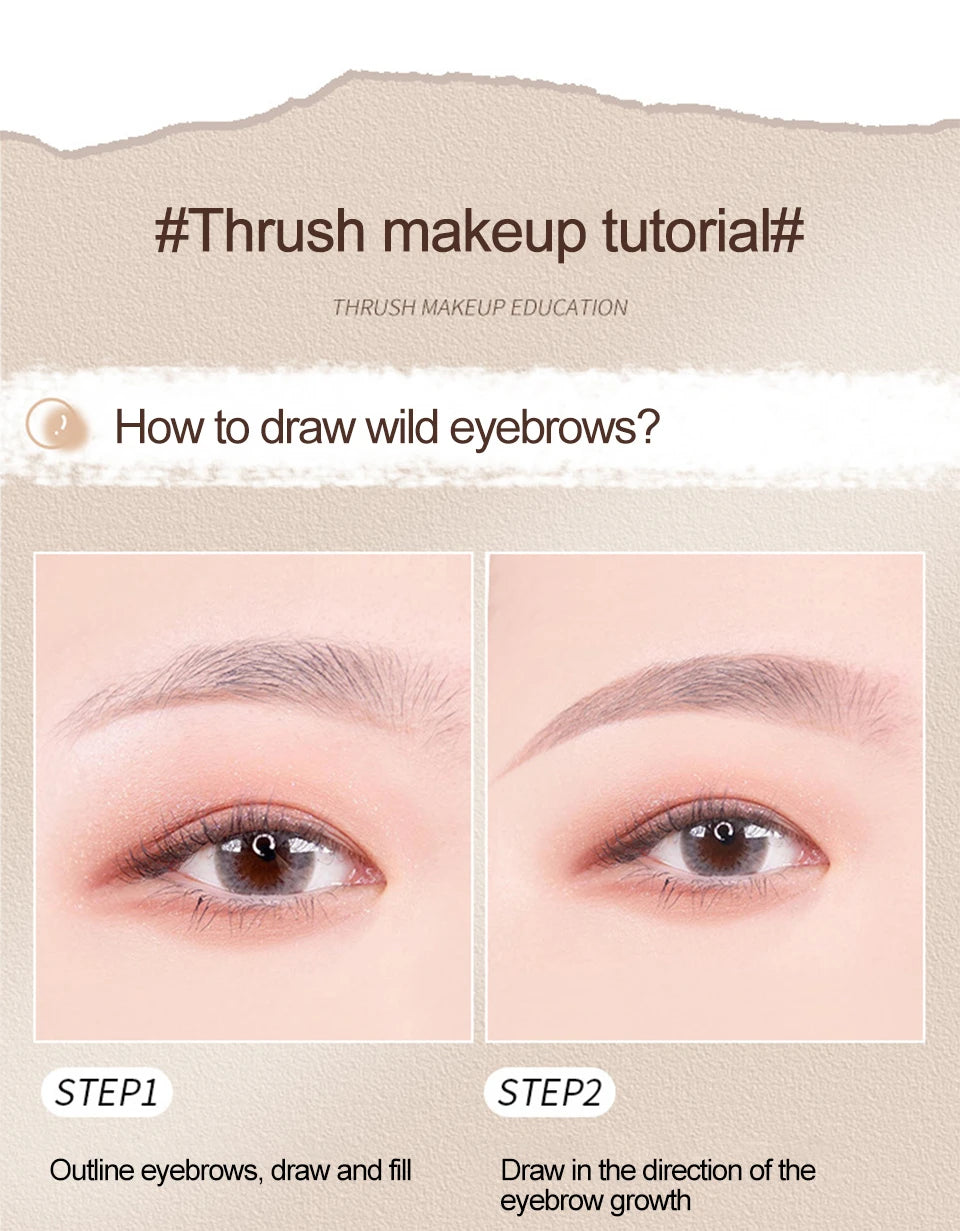 The 6-Color Waterproof Brow Pencil