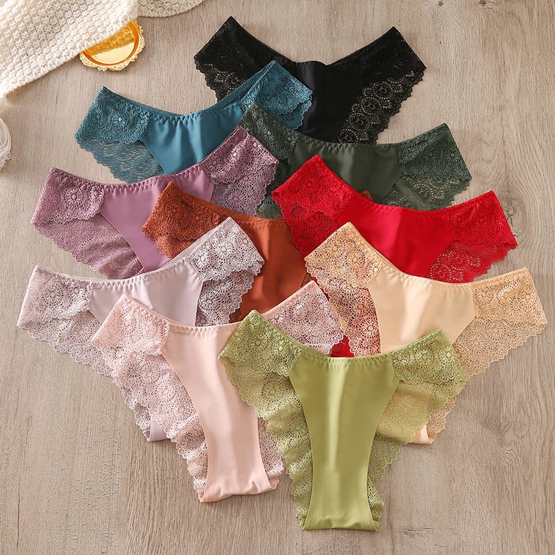 The 6-Pack Lace Hollow-Out Brief Set