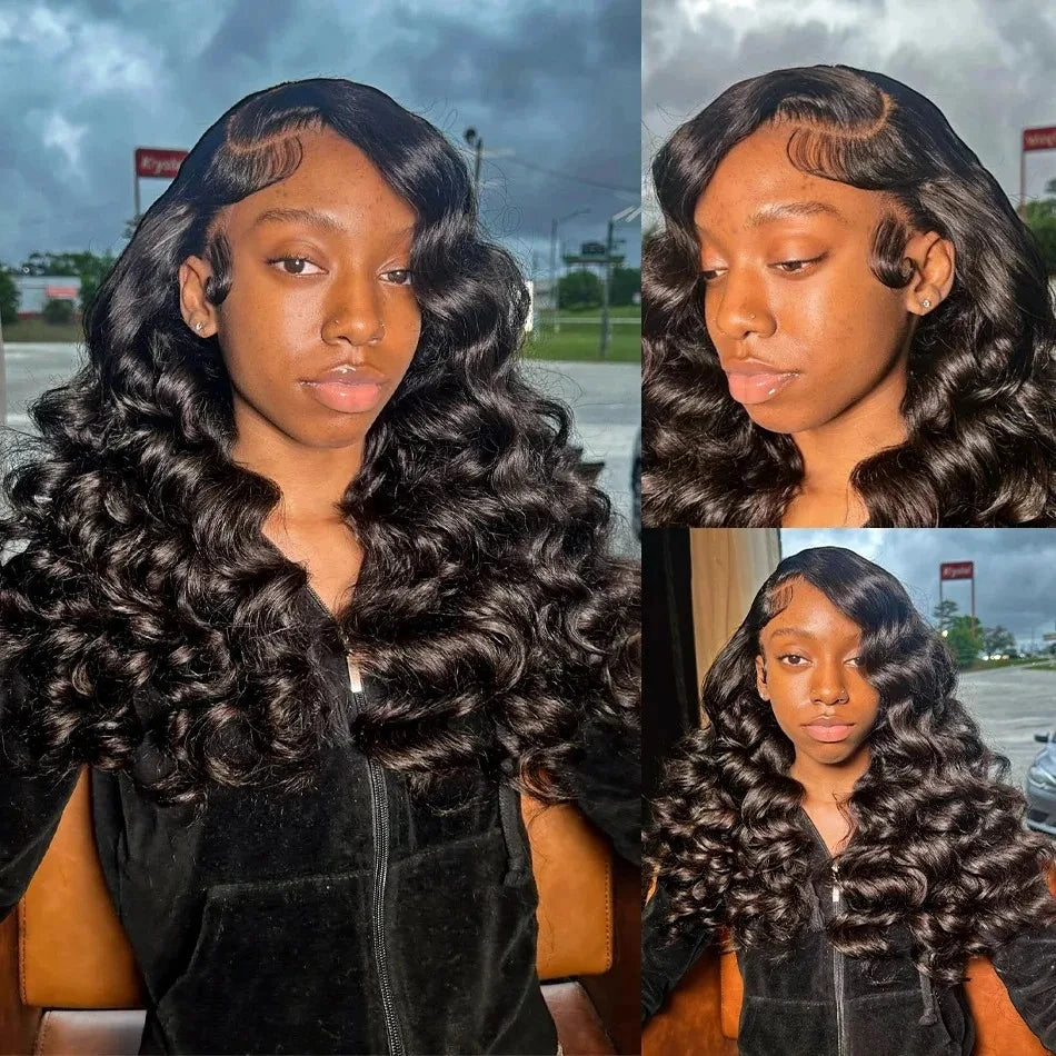The 250 Density Deep Wave HD Lace Wig