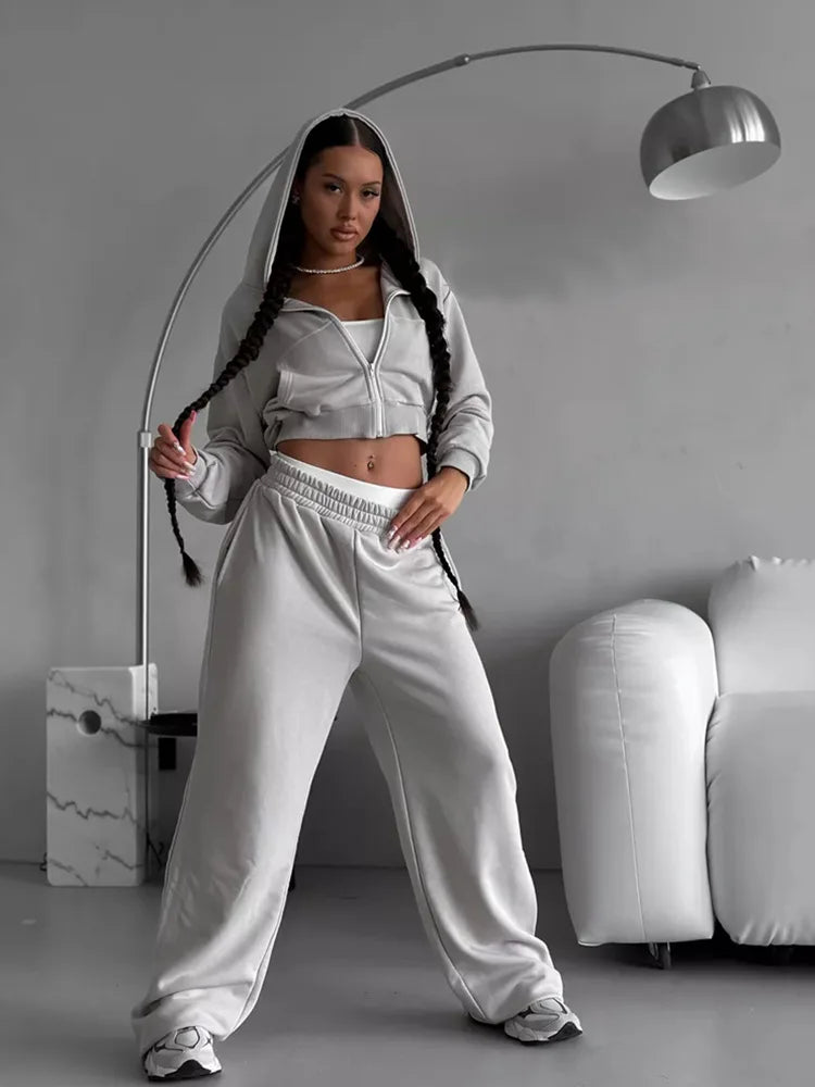 The Zip Hoodie Trouser Set